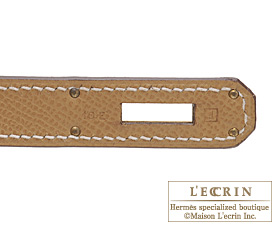 Hermes　Birkin bag 35　Natural　Epsom leather　Gold hardware 