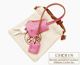 Hermes　Birkin bag 30　Fuschia pink　Ostrich leather　Silver hardware