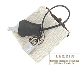 Hermes　Birkin bag 30　Black　Vache liegee leather　Silver hardware