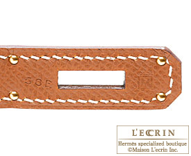 Hermes　Birkin bag 35　Cognac　Epsom leather　Gold hardware 