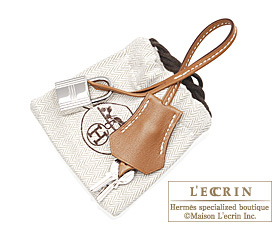 Hermes　Birkin bag 30　Gold　Toile H/Swift　Silver hardware