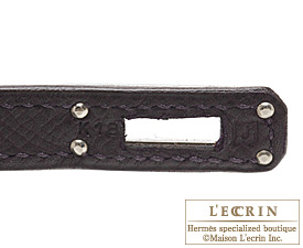 Hermes　Birkin bag 25　Raisin　Epsom leather　Silver hardware