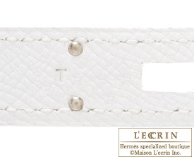 Hermes　Birkin bag 30　White　Epsom leather　Silver hardware