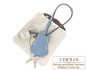 Hermes　Birkin bag 35　Blue jean　Togo leather　Silver hardware