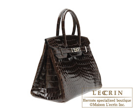 Hermes　Birkin bag 30　Cocaon　Niloticus crocodile skin　Silver hardware
