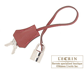 Hermes　Birkin bag 35　Rouge garance/Bright red　Clemence leather　Silver hardware
