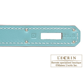 Hermes　Birkin bag 30　Lagon　Swift leather　Silver hardware