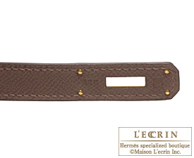 Hermes　Birkin bag 30　Chocolat　Epsom leather　Gold hardware