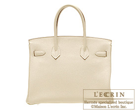 Hermes　Birkin bag 30　Parchemin　Togo leather　Silver hardware