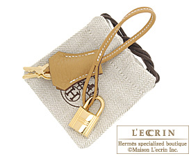 Hermes　Birkin bag 30　Natural　Fjord leather　Gold hardware