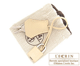 Hermes　Birkin bag 25　Parchemin　Togo leather　Silver hardware