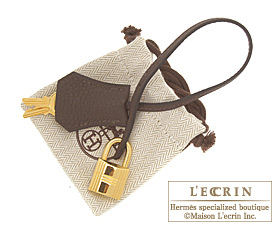Hermes Birkin bag 35 Chocolat Togo leather Gold hardware
