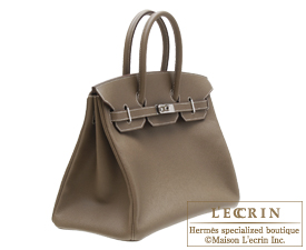Hermes　Birkin bag 35　Etoup grey　Epsom leather　Silver hardware