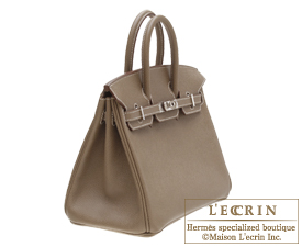Hermes　Birkin bag 25　Etoup grey　Epsom leather　Silver hardware 