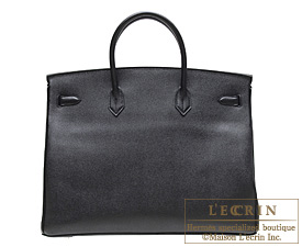 Hermes　Birkin bag 40　Black　Epsom leather　Silver hardware