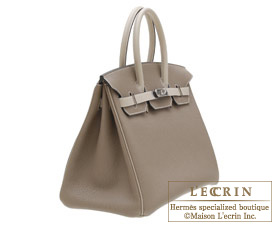 Hermes　Birkin bag 35　Etoupe grey/Gris tourterelle　Togo leather　Mat Silver  hardware
