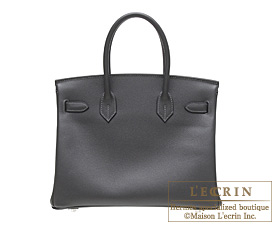 Hermes　Birkin bag 30　Graphite　Epsom leather　Silver hardware