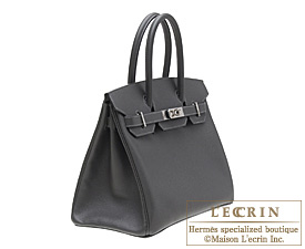 Hermes　Birkin bag 30　Graphite　Epsom leather　Silver hardware