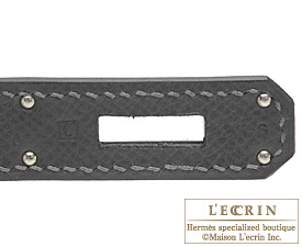 Hermes　Birkin bag 30　Graphite　Epsom leather　Silver hardware