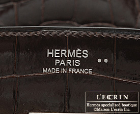 Hermes　Birkin bag 30　Cocaon/Orange　Niloticus crocodile skin　Silver hardware