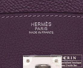 Hermes　Birkin bag 35　Raisin/Purple　Togo leather　Silver hardware