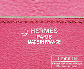 Hermes　Birkin bag 35　Fuschia pink/Orange　Chevre goatskin　Silver  hardware