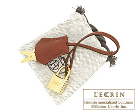 Hermes　Birkin bag 35　Sienne/Sienna　Togo leather　Gold hardware