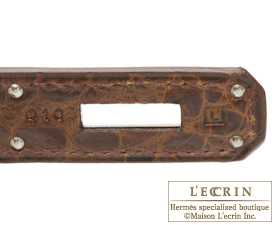 Hermes　Birkin bag 30　Miel　Porosus crocodile skin　Silver hardware