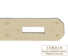 Hermes　Birkin bag 30　Ciel/Parchemin　Clemence leather　Silver hardware