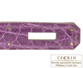 Hermes　Birkin bag 30　Violet　Niloticus crocodile skin　Silver hardware