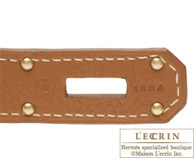 Hermes　JPG Shoulder Birkin　Gold　Clemence leather　Silver hardware