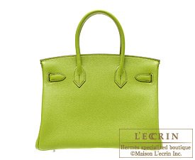 Hermes Anise Green Togo Leather Birkin