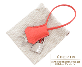 Hermes　Birkin bag 30　Bougainvillier　Clemence leather　Silver hardware