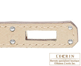 Hermes　Birkin bag 25　Parchemin　Epsom leather　Silver hardware