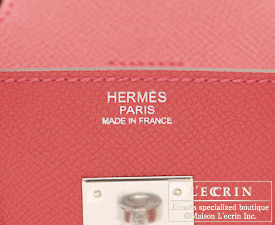 Hermes　Birkin bag 25　Bougainvillier　Epsom leather　Silver hardware
