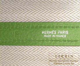 Hermes　Garden Party bag 30/TPM　Pelouse　Negonda leather　Silver hardware