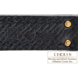 Hermes　Birkin bag 25　Black　Togo leather　Gold hardware