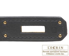 Hermes　JPG Shoulder Birkin　Black　Clemence leather　Gold hardware