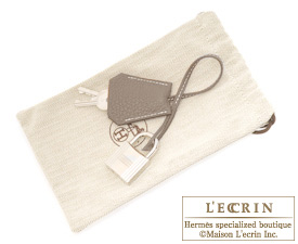 Hermes　JPG Shoulder Birkin　Etoupe grey/Taupe grey　Clemence leather　Silver hardware