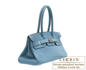 Hermès JPG Shoulder Birkin II Bag Blue Jean Clemence