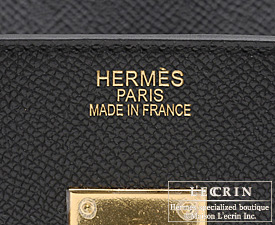 Hermes　Birkin bag 40　Black　Epsom leather　Gold hardware