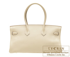 Hermes　JPG Shoulder Birkin　Parchemin/Parchment beige　Clemence leather　Gold hardware