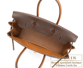 Hermes　Birkin bag 35　Chocolat/Gold　Togo leather　Gold hardware