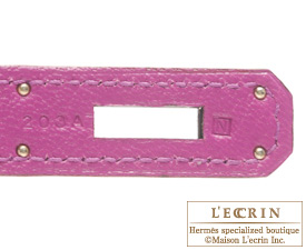 Hermes　Birkin bag 30　Cyclamen/Prune　Chevre myzore goatskin　Ruthenium hardware