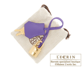 Hermes　Birkin bag 25　Iris　Epsom leather　Gold hardware