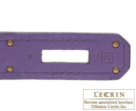 Hermes　Birkin bag 30　Iris　Togo leather　Gold hardware