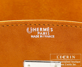 Hermes　Birkin bag 30　Orange/Anis green　Velvet leather　Silver hardware