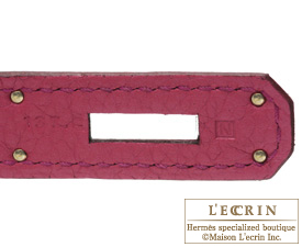 Hermes　Birkin bag 35　Ruby/Dark red　Togo leather　Silver hardware