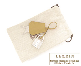 Hermes　JPG Shoulder Birkin　Tabac camel　Clemence leather　Silver hardware