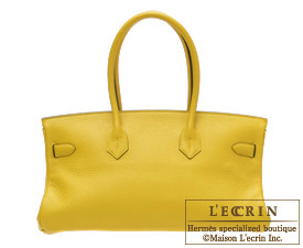 Hermes　JPG Shoulder Birkin　Soleil/Soleil yellow　Clemence leather　Silver hardware